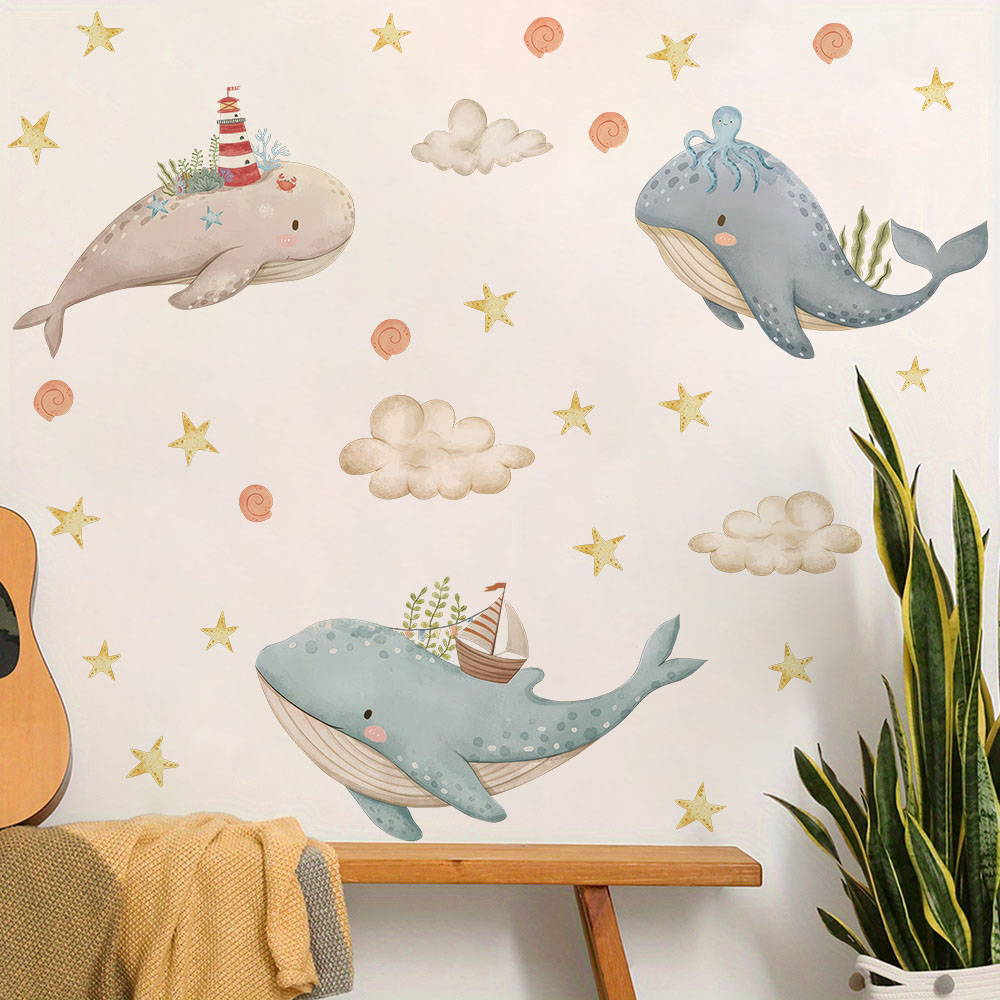 Pegatinas de pared de estrella - Baby Nursery Ocean reseña y precio