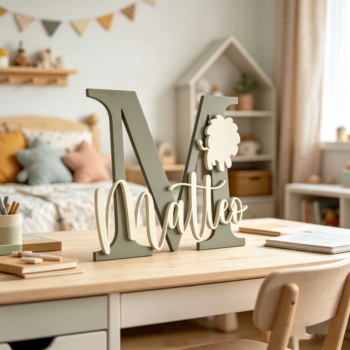 1 Pieza de Placa de Madera Per - Baby Nursery Name reseña y precio