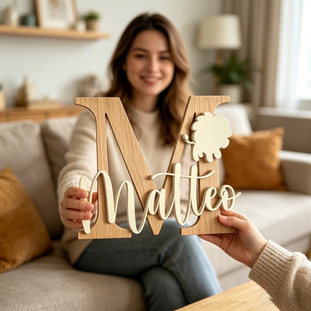 1 Pieza de Placa de Madera Per - Baby Nursery Name reseña y precio