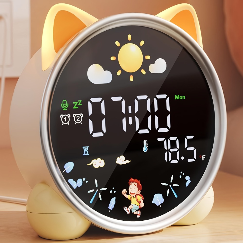 Reloj Despertador Infantil con - Sound Sleep Trainer Clock reseña y precio