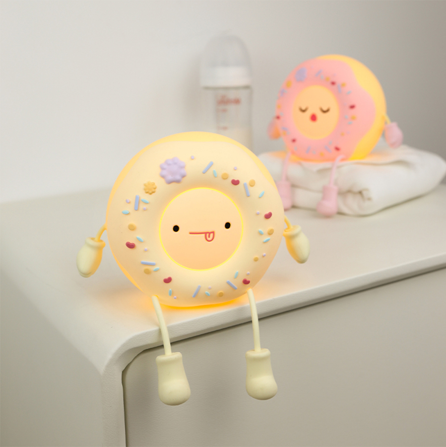 Donut-luz Led nocturna de sili - Baby Nursery Table Lamp reseña y precio