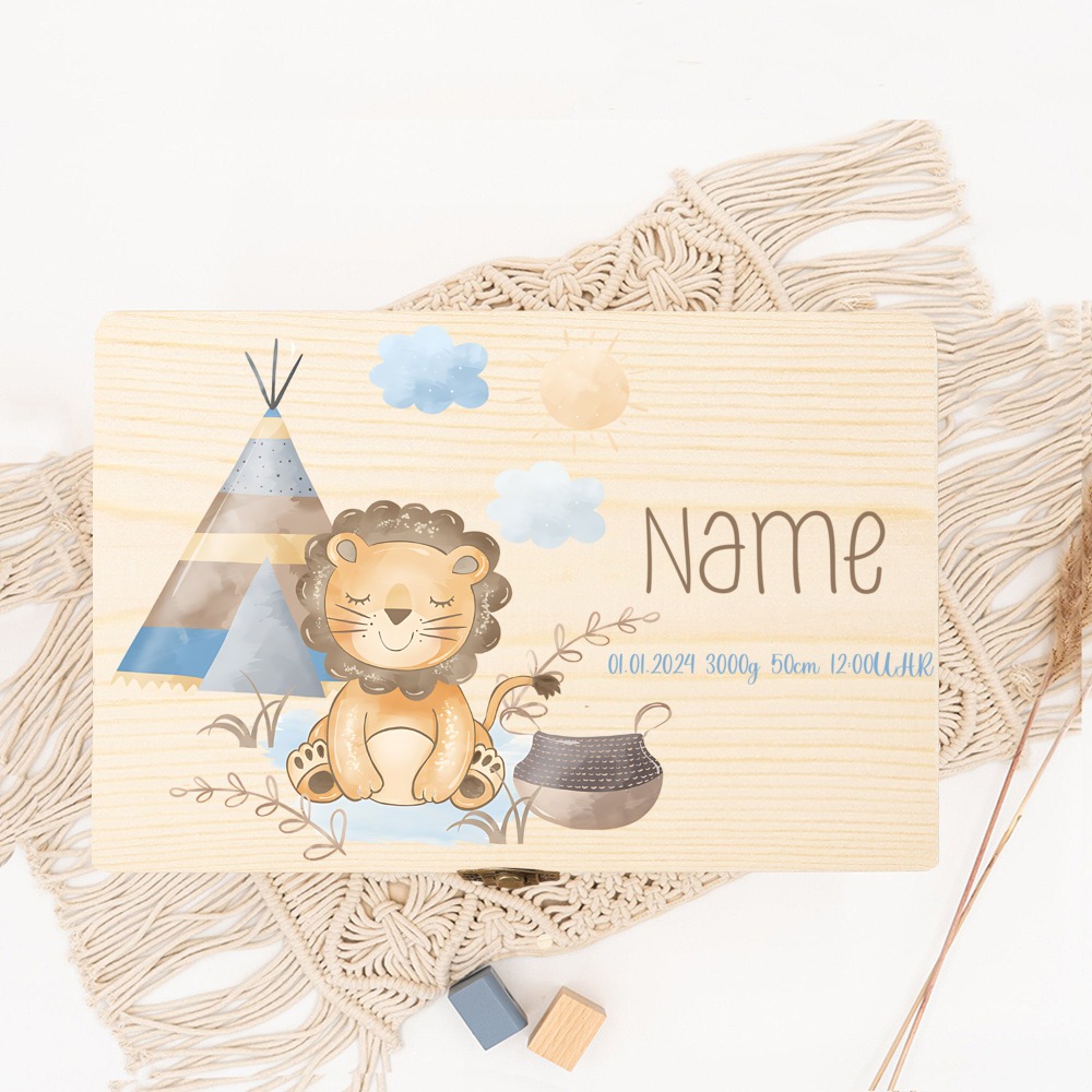 Caja de memoria personalizada  - Baby Keepsake Box reseña y precio