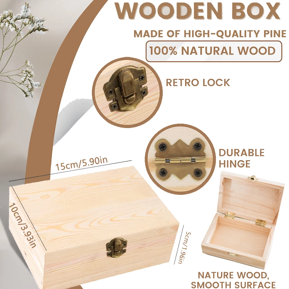 Caja de memoria personalizada  - Baby Keepsake Box reseña y precio