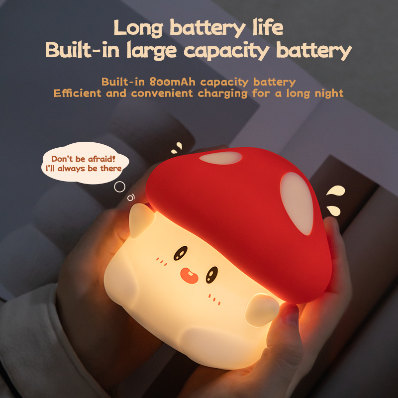 Luz nocturna con forma de seta - Baby Nursery Table Lamp reseña y precio