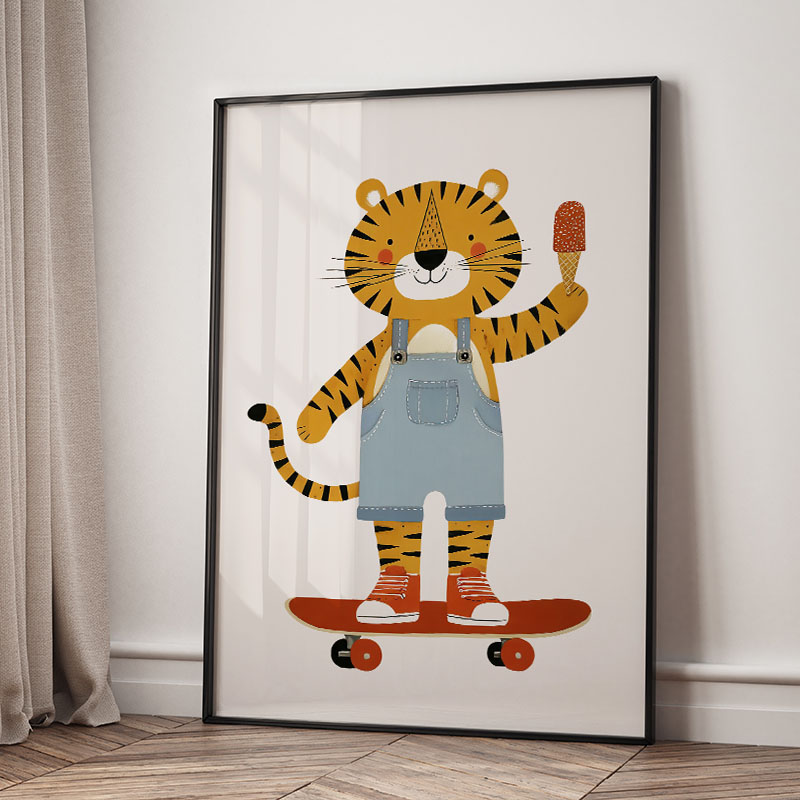 Divertidos Cuadros de Dibujos  - Baby Nursery Ideas reseña y precio
