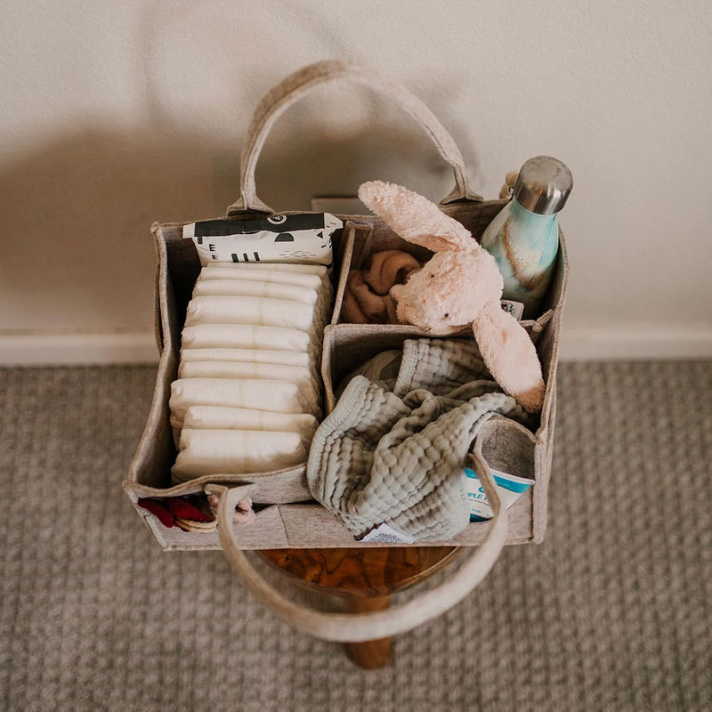 Caddy para pañales: contenedor - Baby Nursery Organization Ideas reseña y precio