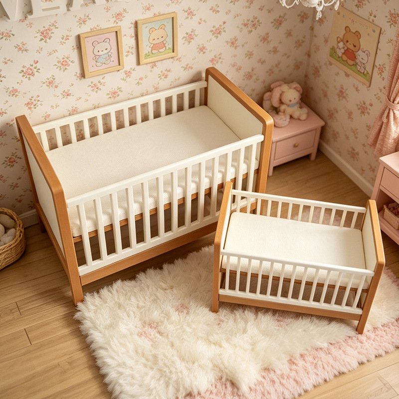 Mini cuna de plástico para beb - Baby Nursery Layout reseña y precio