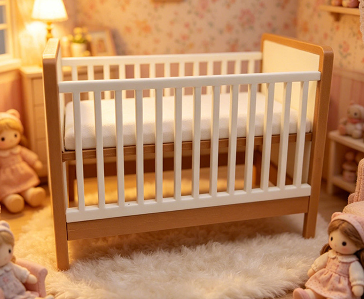Mini cuna de plástico para beb - Baby Nursery Layout reseña y precio