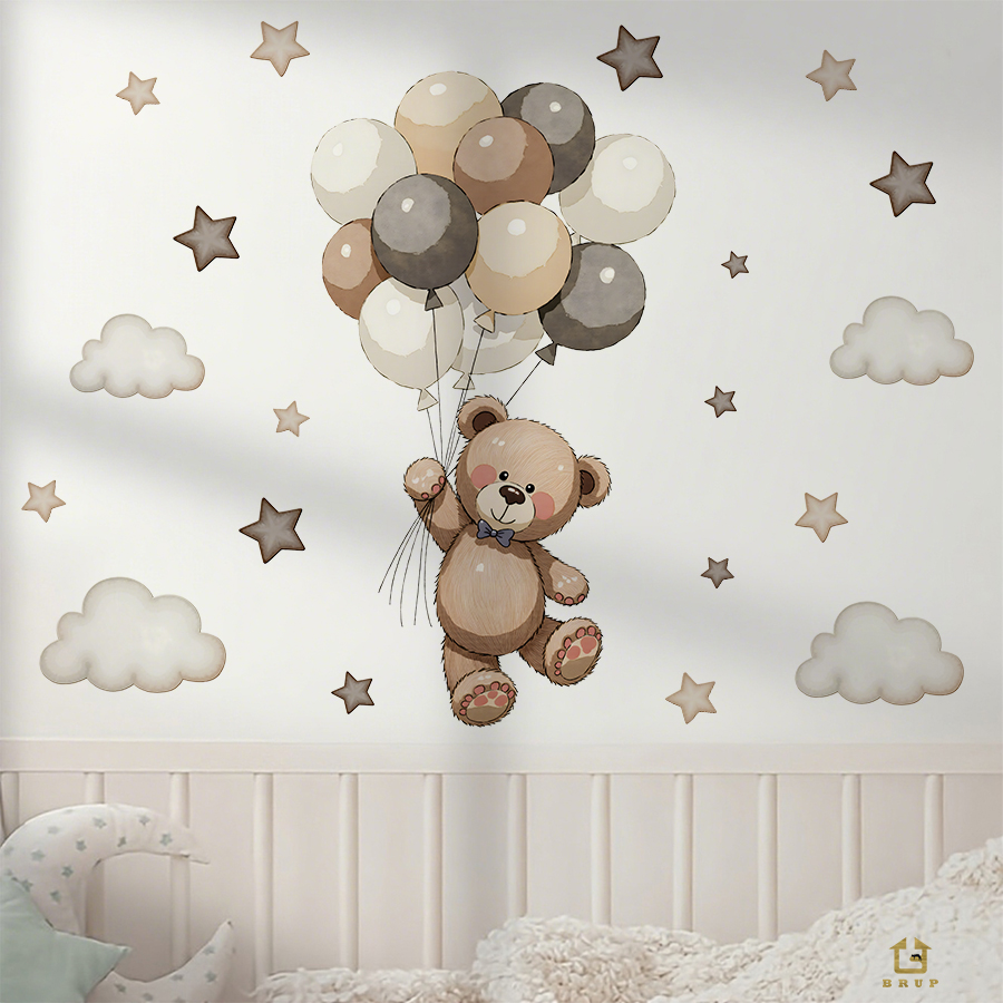 Adorables calcomanías de pared - Baby Nursery Ideas reseña y precio