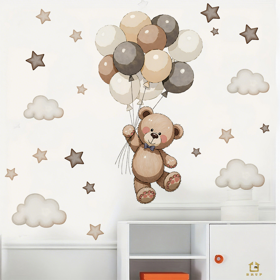 Adorables calcomanías de pared - Baby Nursery Ideas reseña y precio