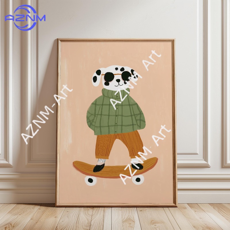 Póster Divertido de Animales P - Baby Nursery Ideas reseña y precio