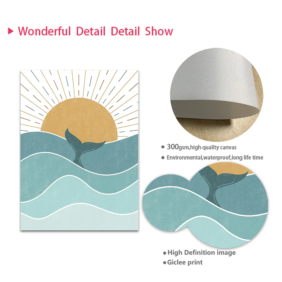 1 pieza de arte de pared sin m - Baby Nursery Ocean reseña y precio
