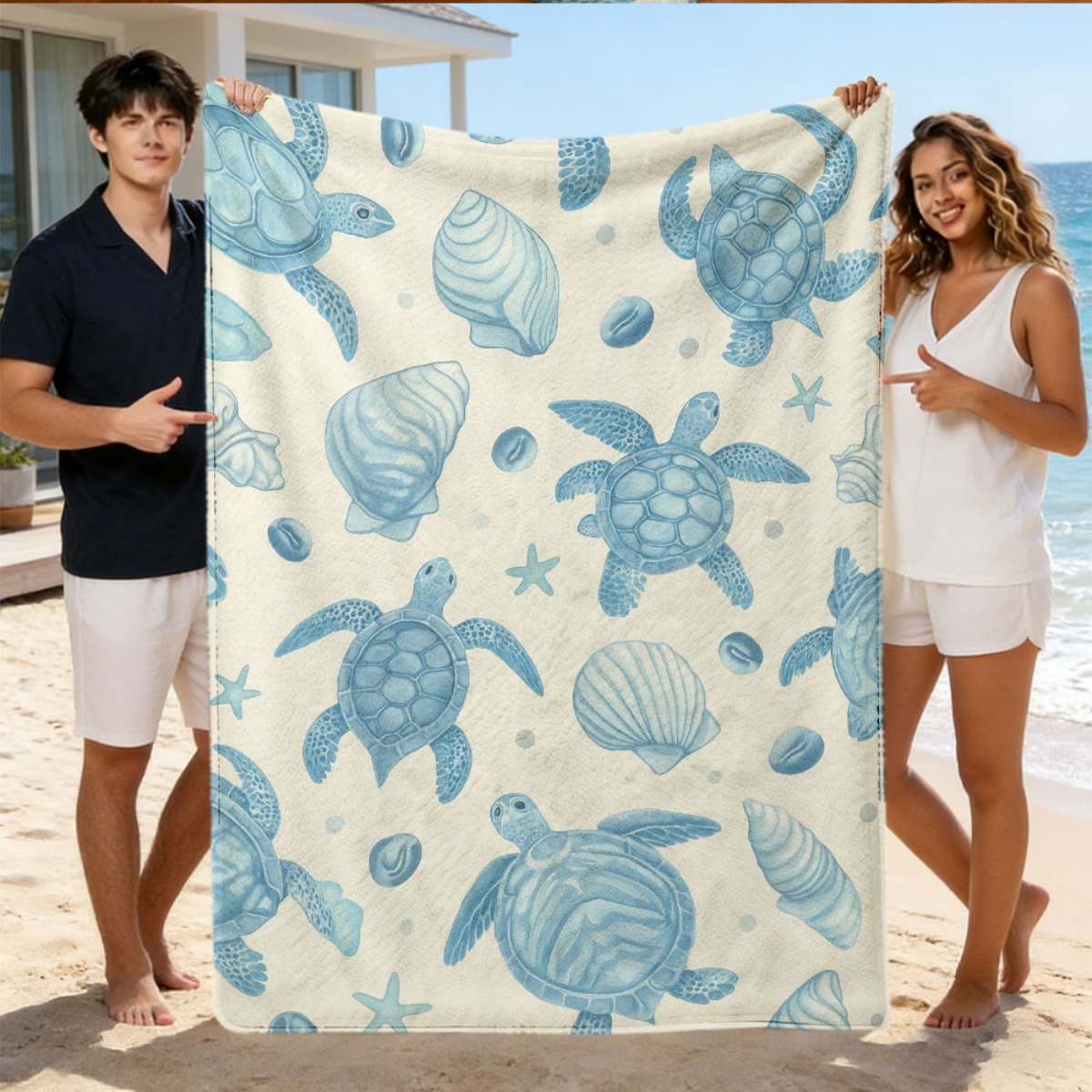 Manta de Playa con Diseño de T - Baby Nursery Ocean reseña y precio