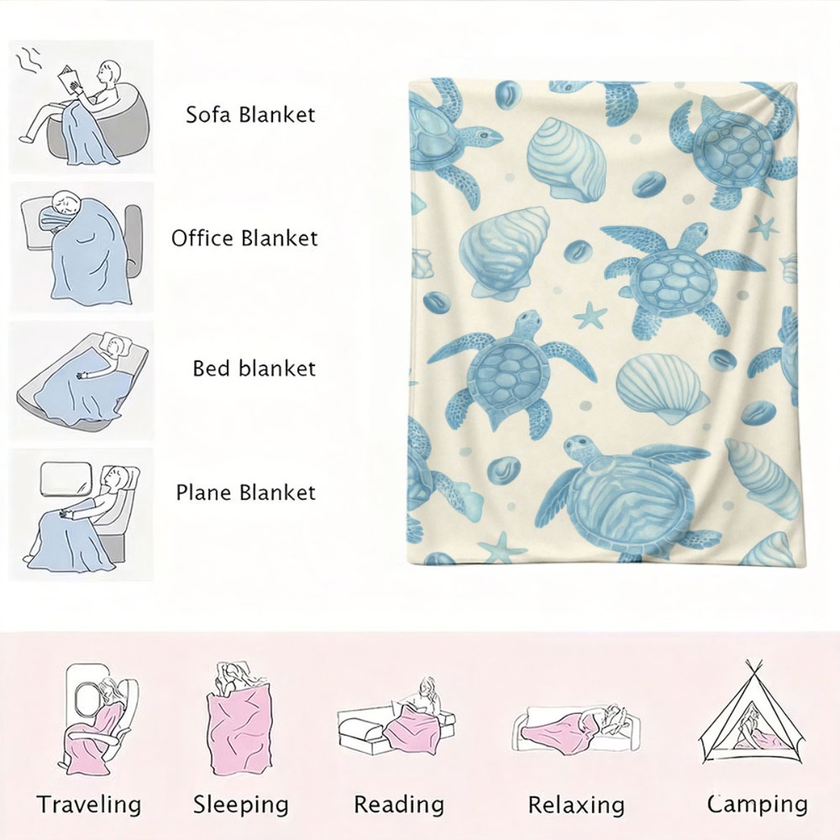 Manta de Playa con Diseño de T - Baby Nursery Ocean reseña y precio