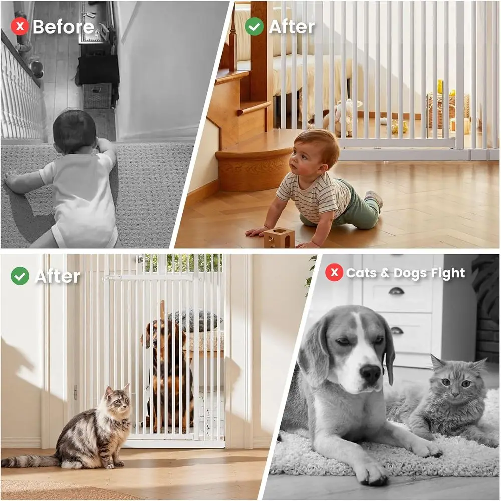 Puerta para Gatos Extra Alta A - Baby Gate Extra Wide reseña y precio