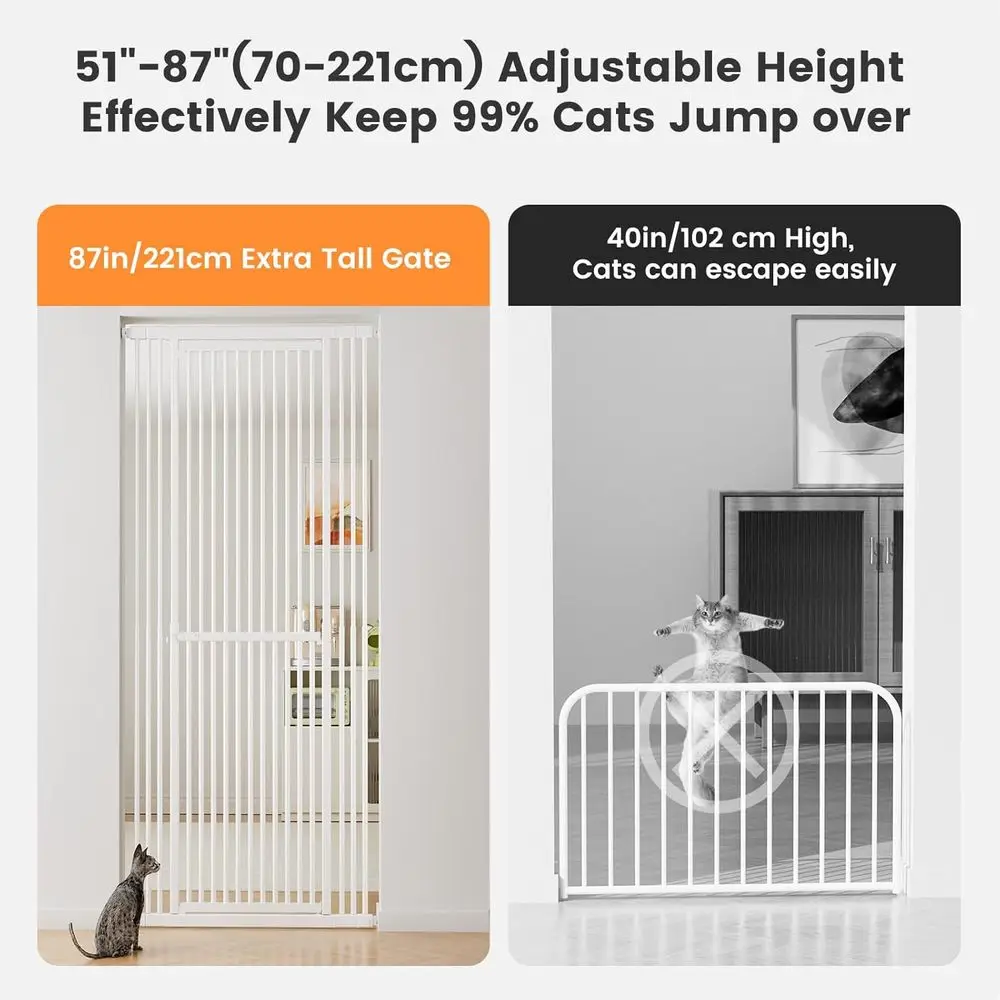 Puerta para Gatos Extra Alta A - Baby Gate Extra Wide reseña y precio